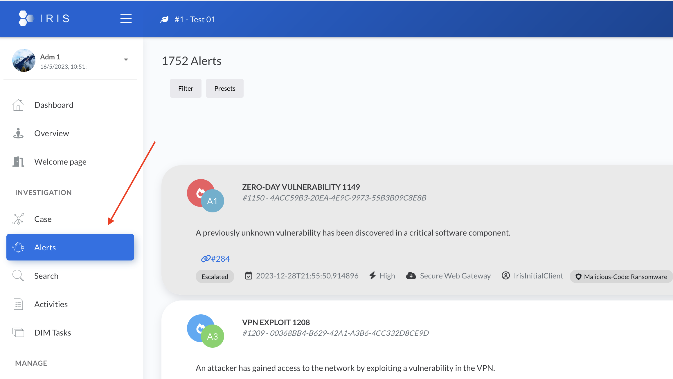 Alerts